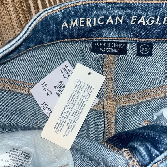 American Eagle Outfitters Blue Ripped Jeans - Picture 4 of 4